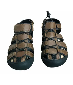 Khombu Men’s Travis Brown Black Fisherman Sandals Outdoor Hiking Walking thumbnail 1