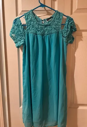 As You Wish Turquoise long top thumbnail 1