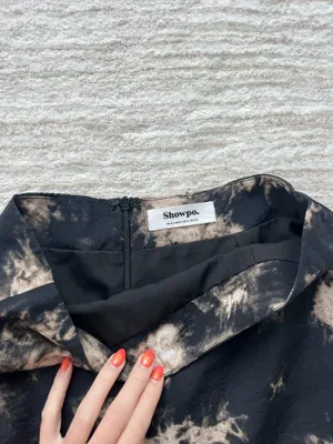 Showpo Black Two Piece Skirt and Top Set thumbnail 5