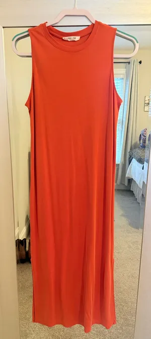 Orange Maxi Dress Boutique thumbnail 1