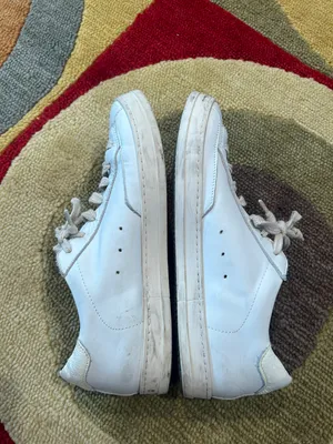 P448 Women’s John Sneakers Shoes White Leather Low Top Size 41 / USA 10 1/2 thumbnail 6