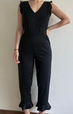 Derek Heart Black Jumpsuit  Size M thumbnail 7