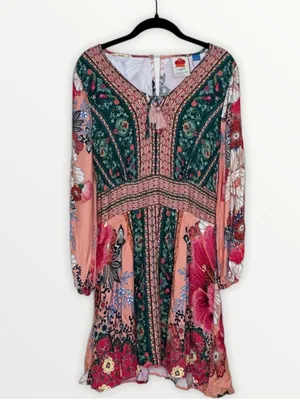 FARM RIO ANTHROPOLOGIE Topanga Mini Dress, S thumbnail 7