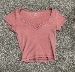 Pink Aerie Top Ribbed thumbnail 1