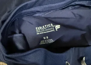 Fabletics High-Waisted Scrub Set Short Navy thumbnail 4