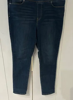 Levi's Dark Blue Skinny Women's Jeans elastic waist thumbnail 1