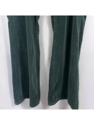 We The Free Green Corduroy Pants Size 31 thumbnail 4