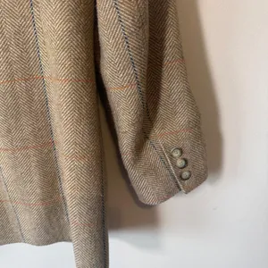 VTG The Limited Wool Blend Herringbone Tweed Blazer Career Academia‎ Size 6 thumbnail 7