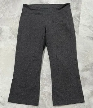 Athleta Womens Cropped Leggings Grey Crop Workout Athletic‎ thumbnail 1