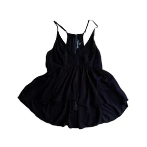 Vintage Express Black Bustier Peplum Camisole size XS thumbnail 2