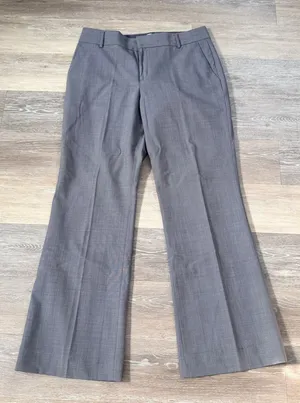 Banana Republic Gray Women's Pants Size 10 Stretch Martin Fit Wool thumbnail 1