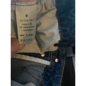Flamingals High Waisted Exposed Button Fly Straight Jeans Medium Wash Size M thumbnail 4