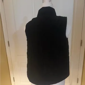 Black lightweight Quilted Junior XL Vest thumbnail 10