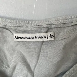 Abercrombie & Fitch Linen Blend Crop Top Flowy Blouse Front Tie Green Size XL thumbnail 7