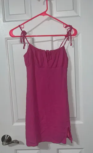 Garage Hot Pink Skip Dress thumbnail 1