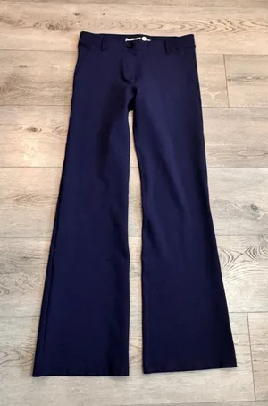 Betabrand Classic‎ Dress Pant Yoga Bootcut Navy Blue Size Medium M thumbnail 1