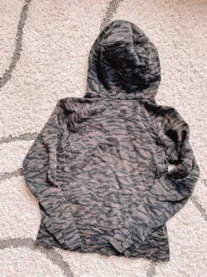 Lululemon Dark Camo Zip Up Hoodie!! thumbnail 7