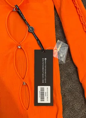 White Fox Orange Mini Dress thumbnail 5