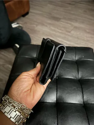 Michael Kors Black Leather Clutch Wallet with Logo Plaque thumbnail 4