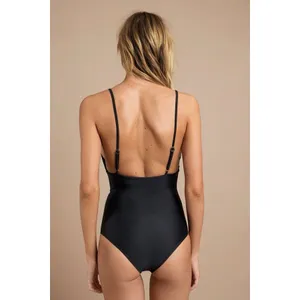 BEACH‎ RIOT BRIDGET EMBELLISHED ONE PIECE SWIMSUIT - BLACK NWOT Size S thumbnail 3