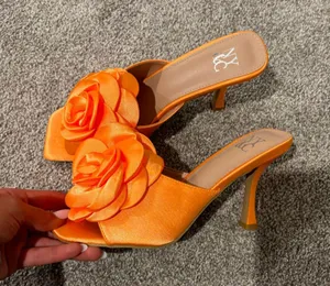 New York & Company orange heels thumbnail 1