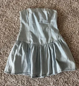 ZARA Jean Dress Denim thumbnail 1