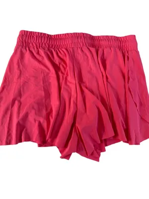 Girls btween Pink Ruffle Shorts Elastic Waistband Layered thumbnail 2