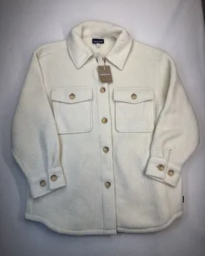 Patagonia Women's Retro Pile Shacket Natural NWT Size XL ($199 Retail) thumbnail 1