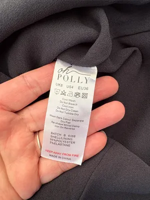 Oh Polly size 4 new corset bodice Black Mini Dress Structured lbd party night thumbnail 7