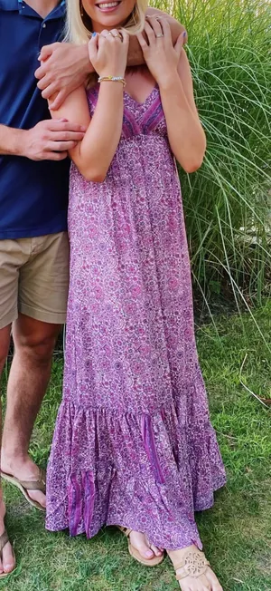 Perry Walker Annie Maxi (Silk) Purple thumbnail 3
