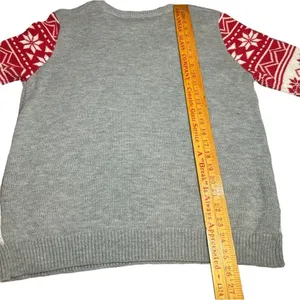 Scottie Dog Jeffrey Banks‎ Christmas Sweater Size Small/Medium thumbnail 2