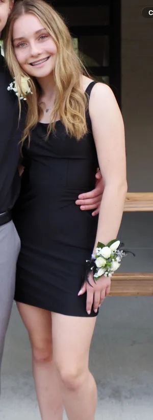 Black Sherri Hill Homecoming Dress Short thumbnail 1