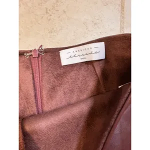 American Threads Faux Leather Mini Skort Burgundy Brown SM-SK40077B-AT Small thumbnail 5