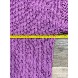 Aerie Chunky Turtleneck Sweater Purple Long Sleeve Knit Women's Small thumbnail 4