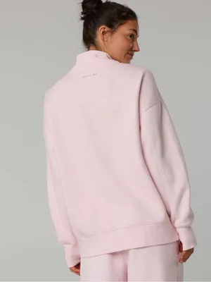 OFFLINE by Aerie Cloud Fleece Oversized Mockneck Sweatshirt - Light Pink thumbnail 2