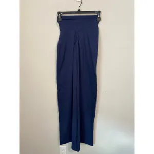 Alphalete Aura Wide Leg Pants Mid Rise, Navy Size XS thumbnail 4