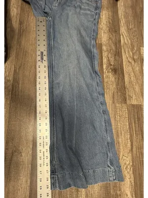 American Eagle High Rise Flare womens sz 10 medium wash denim jeans 33x29 thumbnail 10