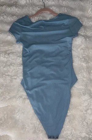 SheIn Baby Blue Body Suit thumbnail 6
