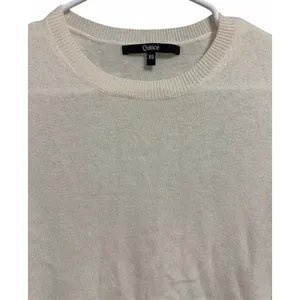 Quince Mongolian Cashmere Crewneck Sweater Ivory Women's‎ Size X-Small thumbnail 3