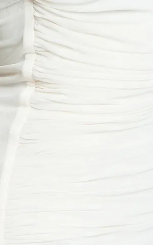 New Showpo Larson Maxi Dress Asymmetric Tie Neck Column Dress Small MSRP $129 thumbnail 5