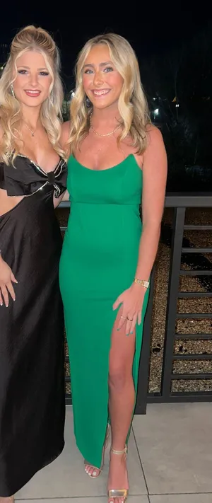superdown Ryleigh Strapless Maxi Dress in Green thumbnail 2
