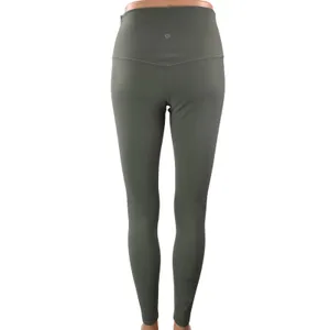 Lululemon Wunder Under Gray Green High Waisted Athletic Yoga Leggings Pants Sz 6 thumbnail 3