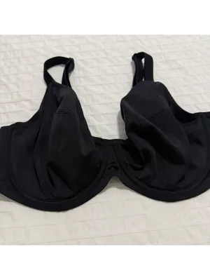 Elomi 36G Essentials Underwire Swim Bikini Bra Top ES7500 Black thumbnail 2