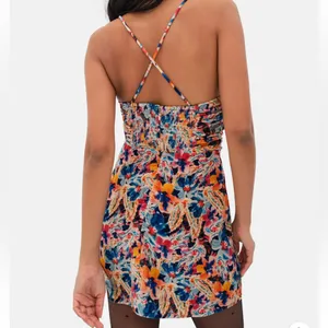 For Love & Lemons Velour Dress +Scarf to Match Revolve Exclusive Abstract NWT thumbnail 4