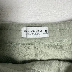 Abercrombie & Fitch Soft AF Collection Womens Sweatpants Size M Olive Green Logo thumbnail 2