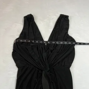 MISA Los Angeles Leza Mini Dress Size XS V-Neck Sleeveless Knot Front LBD Party thumbnail 10