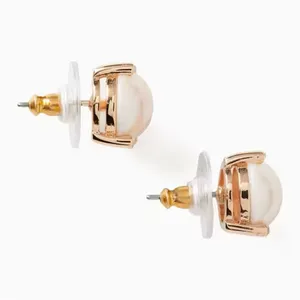 NEW Kate Spade Rise and Shine Pearl Studs ~ Blush thumbnail 3
