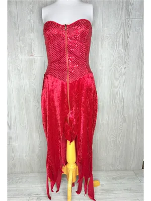 Vintage small devil Halloween costume dress w/ cartigan and wings thumbnail 7