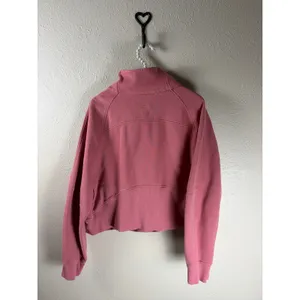 Lululemon Scuba Size XL/XXL Brier Rose Oversized Funnel High Neck Half Zip Comfy thumbnail 9