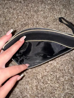 Plain Black Wristlet Purse thumbnail 2